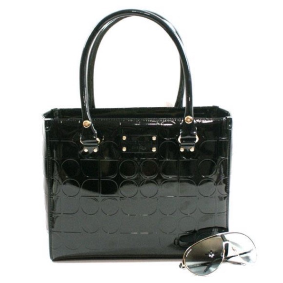 kate spade Handbags - KATE SPADE PRESTWICK NOEL QUINN BLACK TOTE BAG